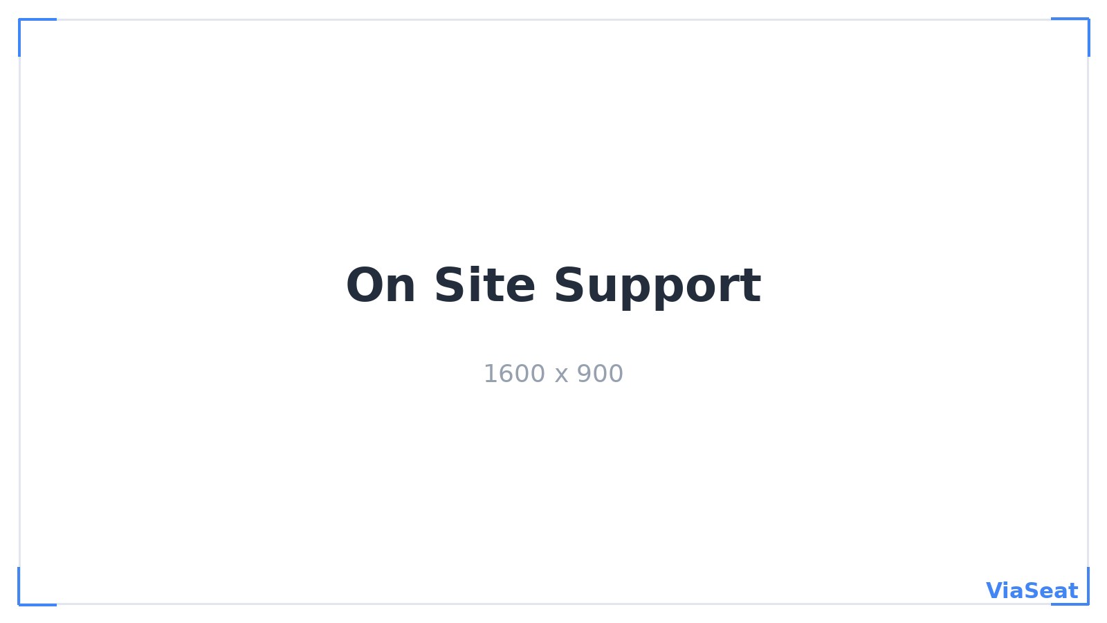 On-site support