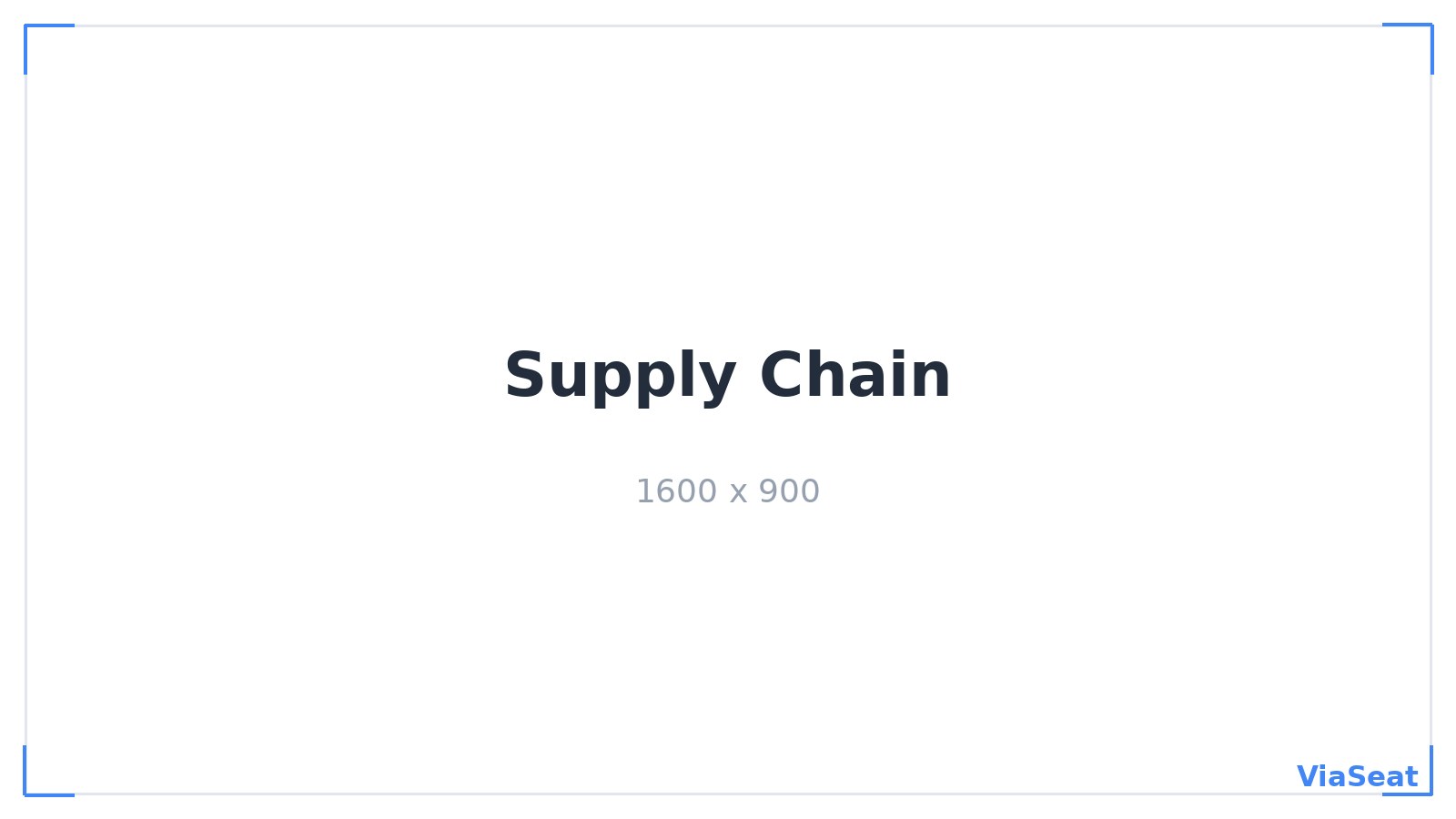 Supply chain reliability